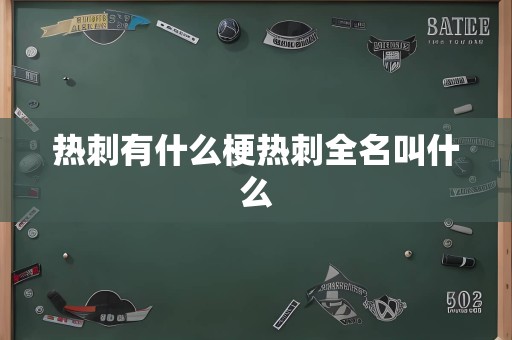 热刺有什么梗热刺全名叫什么