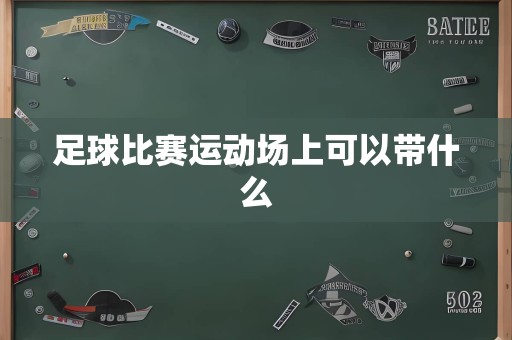 足球比赛运动场上可以带什么