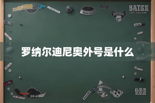 罗纳尔迪尼奥外号是什么