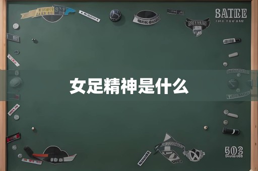 女足精神是什么