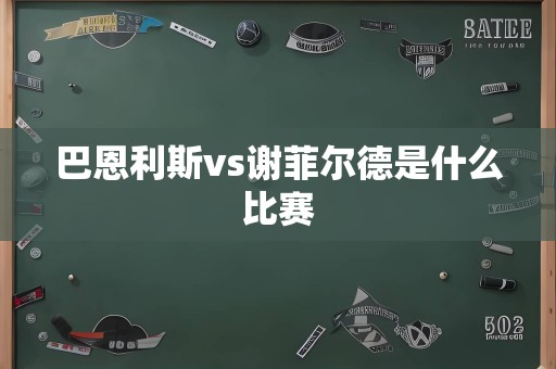 巴恩利斯vs谢菲尔德是什么比赛