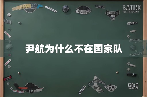 尹航为什么不在国家队