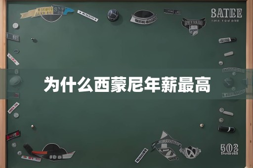 为什么西蒙尼年薪最高
