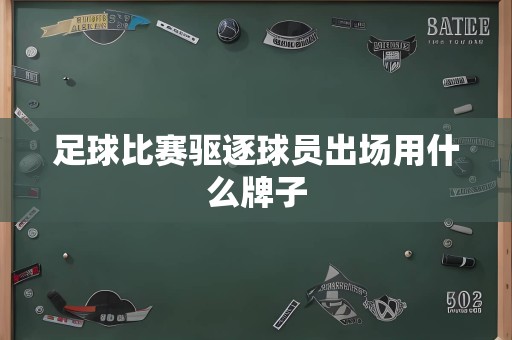 足球比赛驱逐球员出场用什么牌子