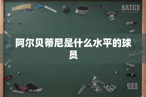 阿尔贝蒂尼是什么水平的球员