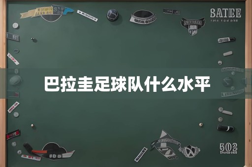 巴拉圭足球队什么水平