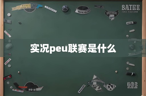 实况peu联赛是什么