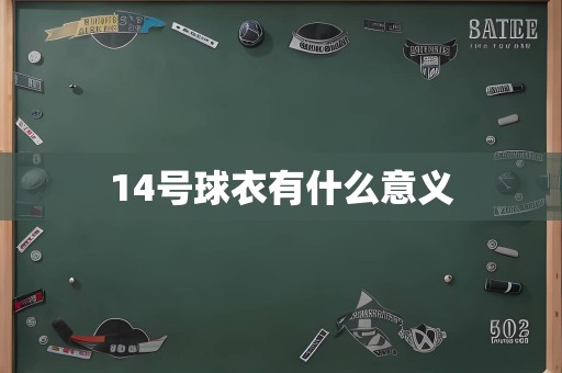 14号球衣有什么意义