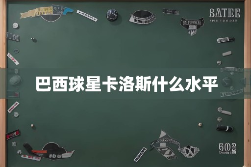 巴西球星卡洛斯什么水平