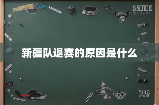 新疆队退赛的原因是什么