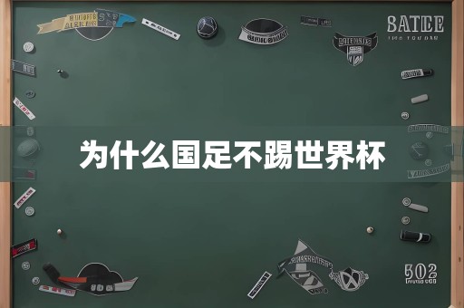 为什么国足不踢世界杯