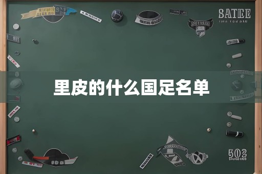 里皮的什么国足名单