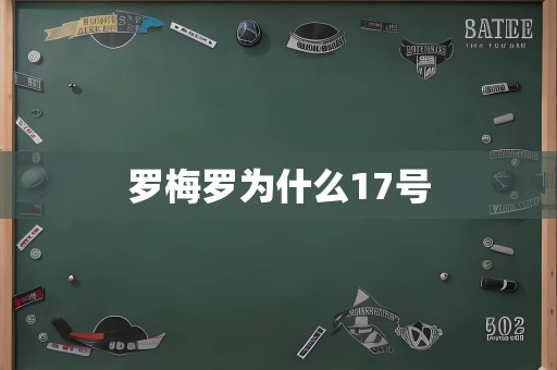 罗梅罗为什么17号