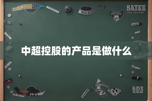 中超控股的产品是做什么