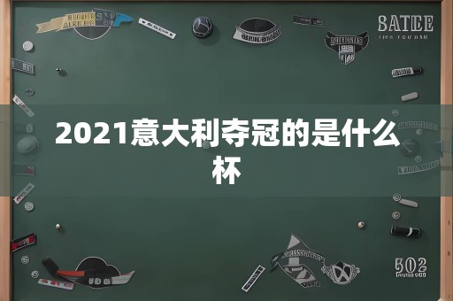 2021意大利夺冠的是什么杯