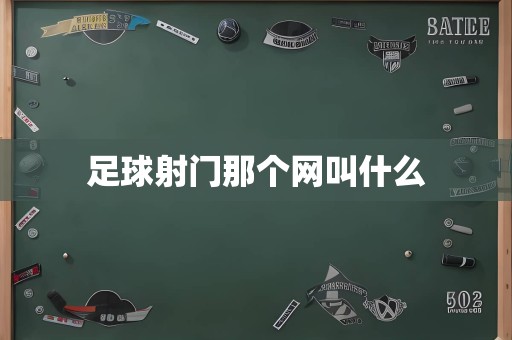 足球射门那个网叫什么