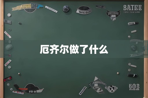 厄齐尔做了什么