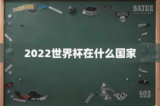 2022世界杯在什么国家