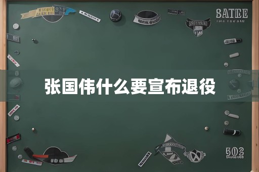 张国伟什么要宣布退役