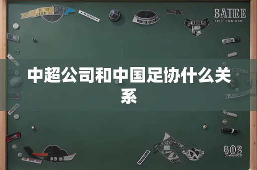 中超公司和中国足协什么关系
