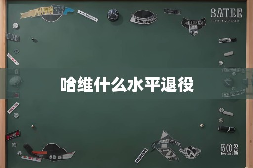 哈维什么水平退役