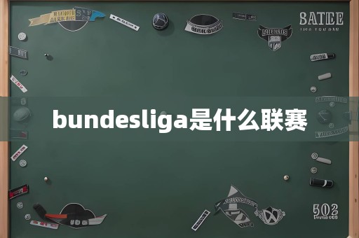 bundesliga是什么联赛