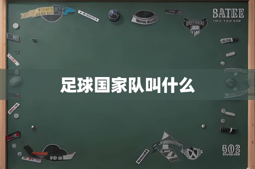 足球国家队叫什么