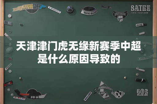 天津津门虎无缘新赛季中超是什么原因导致的