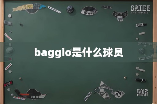 baggio是什么球员