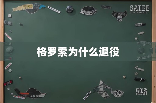 格罗索为什么退役