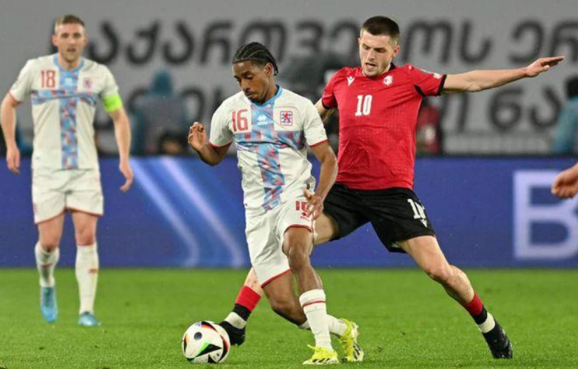 欧洲杯预选赛-格鲁吉亚2-0卢森堡晋级附加赛决赛，齐夫齐瓦泽梅开二度