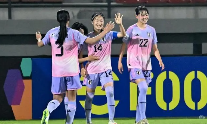 U17女足亚洲杯-日本队3:0韩国队，晋级决赛同时获U17世界杯入场券
