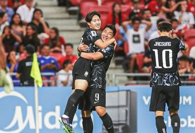 世预赛-韩国7-0狂胜新加坡 周敏圭助攻戴帽 孙兴慜、李刚仁均双响