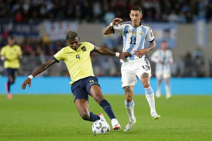 友谊赛-阿根廷1-0厄瓜多尔，罗梅罗助攻，迪马利亚小角度低射破门制胜