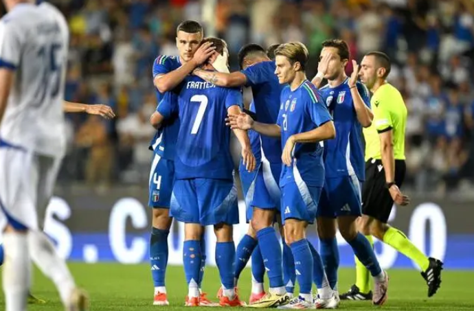 友谊赛-意大利1-0波黑，弗拉泰西攻入制胜球