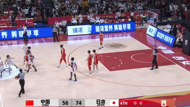 中日女篮热身赛次战-中国56-74日本，杨舒予18分